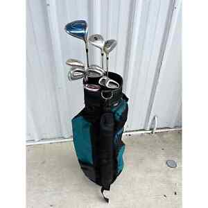 Women's Complete Right Handed Golf Club Set with Cart Bag