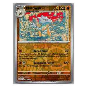 Pokemon Card | 105/165 Marowak Reverse Holo Rare - Scarlet & Violet - 151 (MEW)