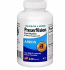 Bausch & Lomb Preservision Eye Vitamin & Mineral Areds Formula Tablets 240 ct