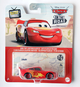 2023 Disney Pixar Cars 2023  Road Trip Lightning McQueen Imperfect Package