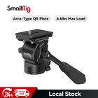 SmallRig Tripod Fluid Head Pan Tilt Head with Quick Release Plate for Arca Swiss