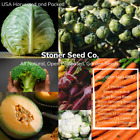 350+ Heirloom Vegetable Seed 7 Variety Garden Pack #1 Emergency Survival Non-GMO