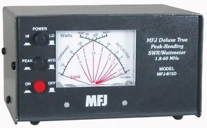 MFJ-815D HF + 6M Peak Reading SWR/Wattmeter
