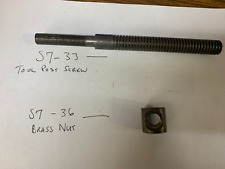 Atlas 7B Metal Shaper Screw S7-33 & Brass Nut S7-36