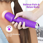 Rechargeable Handheld Massager Vibrator 3 colors 20 Speed Wand Vibrating Massage