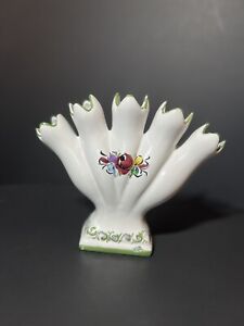 New ListingVINTAGE HAND PAINTED FINGER VASE MADE IN PORTUGAL LEART Co. #412