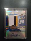 Justin Herbert 2020 Panini Plates & Patches Gold Prizm Rookie Auto Patch RPA /50