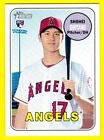 2018 TOPPS HERITAGE HIGH NUMBERS SHOHEI OHTANI #600 ROOKIE CARD DODGERS/ANGELS