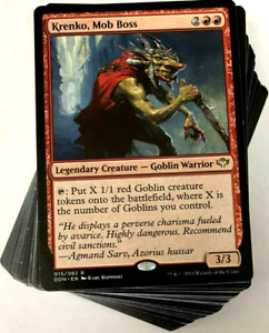 ***Custom Commander Deck*** Krenko, Mob Boss- Goblin Tokens- EDH Magic Cards