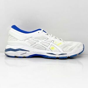 Asics Womens Gel Kayano 24 T799N White Running Shoes Sneakers Size 9.5