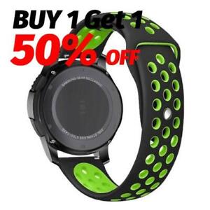 For Samsung Gear S3 Classic/ Frontier 46mm Smart Watch Band Sport Silicone Strap