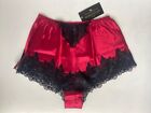 Lace Trimmed Red Tap Pant Size Small Secrets In Lace Style 47634