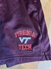 Champion Vintage Virginia Tech Hokies Nylon Burgundy Red Shorts Mens Large