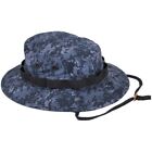 US Navy Blueberry Boonie Hat -USN Military Issue Digital Camo Cover- Made in USA