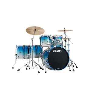 Tama Starclassic Walnut/Birch 5pc Drum Set Molten Blue Ice Fade