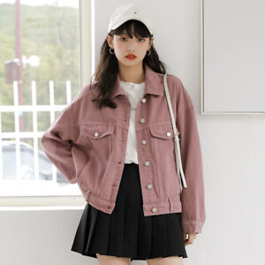 Charming Woman Fashion New Korean Version Loose Denim Short Jacket Trendy Jacket