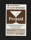 1983 NOS Eastern Airlines In Flight Beverage Prepaid Coupon Card 3 x 4 1/2 inch