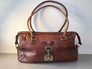 Vintage Etienne Aigner Leather Brown Purse Shoulder Handbag