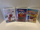 Sesame Street Elmo DVDs Lot Of 3 Elmo’s World Springtime Fun Celebrate Family