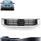 Front Chrome Trim Bumper Grille Fit For 2008-10 Honda Accord Sedan 4Dr HO1200189 (For: 2008 Honda Accord)