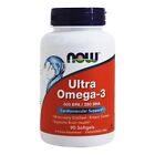 NOW Foods Ultra Omega-3 500 EPA/250 DHA, 90 Softgels