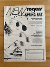 1977 Original Print Ad Rogers World Champion Lures Spring Rat Flex Action