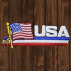 USA Embroidered Patch — Iron On