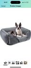 Dog Bed for Large Medium Small Dogs/Puppy, Rectangle Washable, Orthopedic, Soft