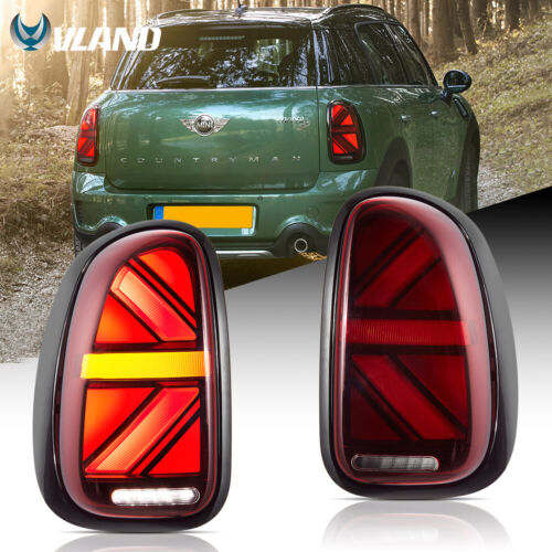 VLAND LED Tail Lights W/Startup Animation For 10-16 Mini Cooper Countryman R60
