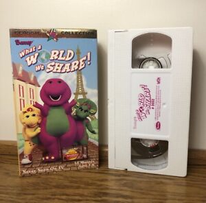 Barney “What A World We Share !” Classic Collection VHS