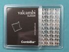 New Listing100 x 1 gram Silver Valcambi Suisse Combibar Bullion Bar Mint Sealed IN STOCK