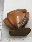 Roseville 272-6 Brown Decorative Wincraft Pinecone Pottery Table Top Vase Piece