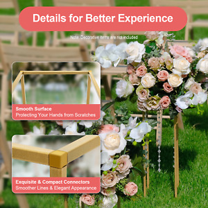 New Listing10 Pcs Gold Metal Flower Stand 23.6'' Tall For Wedding Table Centerpieces Decor