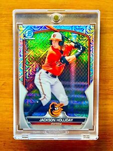 Jackson Holliday RARE ROOKIE MOJO REFRACTOR INVESTMENT CARD SSP CHROME ROY MINT
