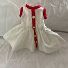New ListingVntg Madame Alexander Cissette Doll White Sleeveless Dress With Red Piping