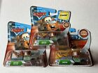 Lot Of 3 2011 Disney Pixar Cars MATER 2- Chase With Hood 1 Look My Eyes Change