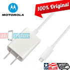 Brand New OEM Original Motorola Premium White Micro USB Home Wall Travel Charger