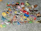 Large Toy Box Junk Drawer Lot Of Misc. Toys Dinosaurs Horses Cars Little People