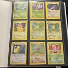 Vintage Pokemon Card Collection Lot Binder ,  Shadowless, 1st Edition  216 Cards