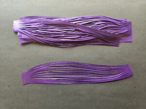 10 silicone Skirt Tabs Purple T61 Fish Lure Spinnerbait Buzz Bass jig tackle