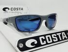 COSTA DEL MAR matte gray/blue mirror WHITETIP polarized 580P sunglasses NEW!