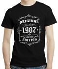 37th Birthday Gift idea, Vintage 1987 Retro 37 Years Old T-shirt Tshirt Tee