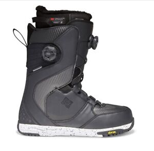 DC Shuksan Double Boa Snowboard Boots US Men's Size 9, Black New 2022