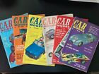 CAR MODEL MAGAZINE...SIX ISSUES 1962 & 1963   NHRA, SCTA, HOT ROD, MODELS