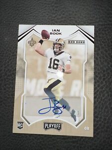New ListingIan Book 2021 Playoff Red Zone Auto Autograph RC #237 -New Orleans Saints