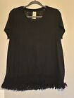 Women’s Faded Glory Black Cover Up Size XL (16-18)