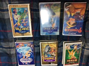 New Listingdisney masterpiece collections VHS 6 movies 3 rare worth allot of money