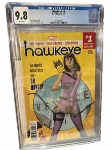 Hawkeye 1 CGC 9.8 Marvel 2017 First Solo Kate Bishop Series Young Avengers NM/MT
