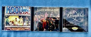 used cds for sale (Kool & The Gang) (Earth, Wind & Fire) (Barry White) (3 Pack)