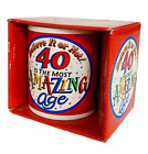 Age 40 Mug Ripley's Believe It or Not 40th Birthday Old Over the Hill Aging Gift
